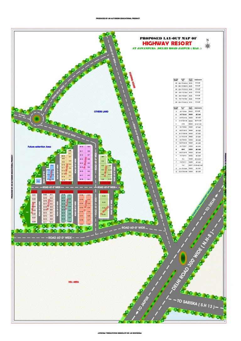 Highway Resort: Plots Near Shahpura on the Jaipur–Delhi Road