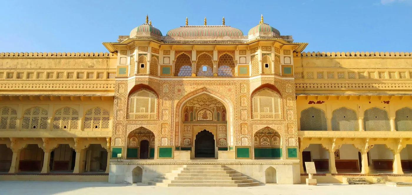Amber Palace courtyard, Jaipur